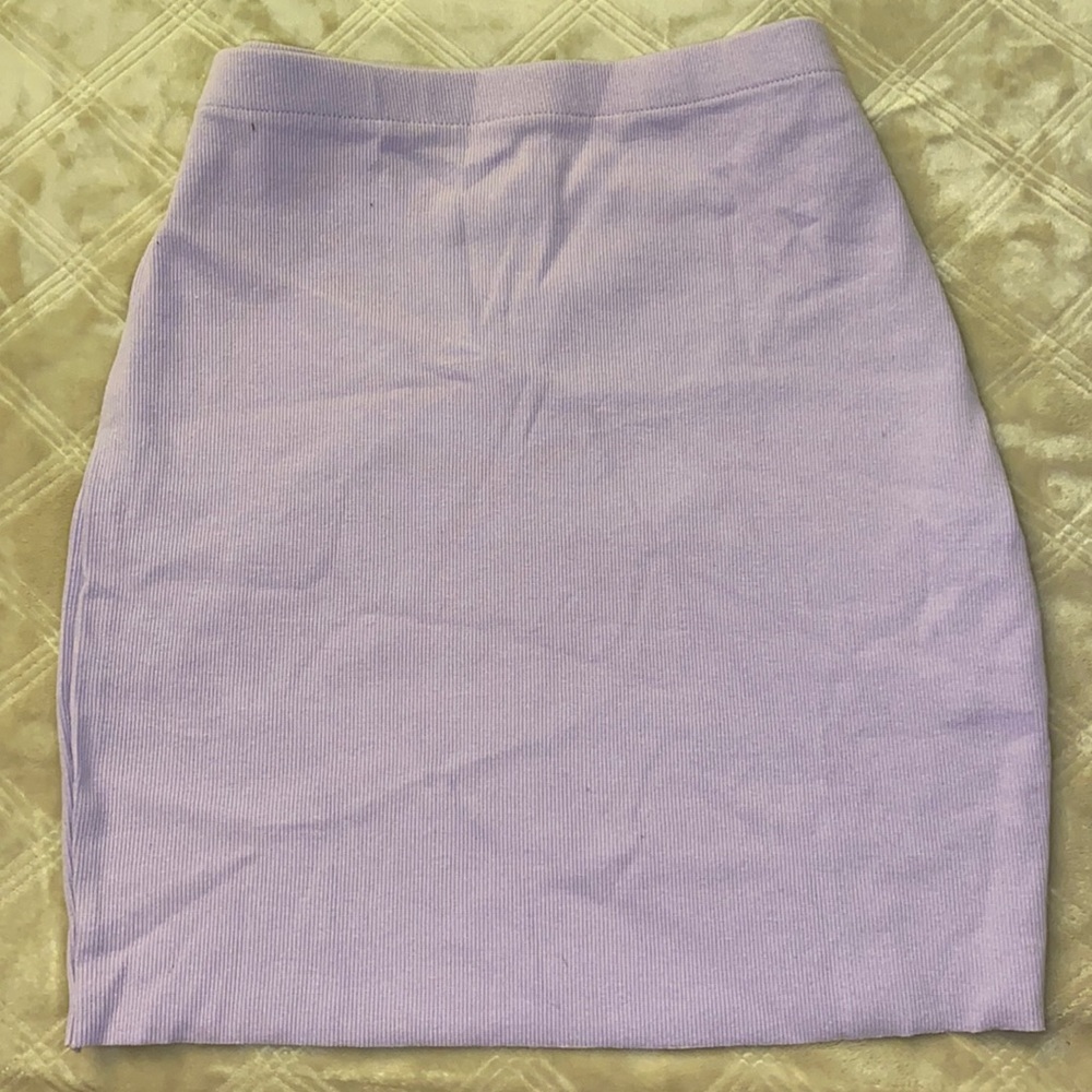 Lilac mini skirt